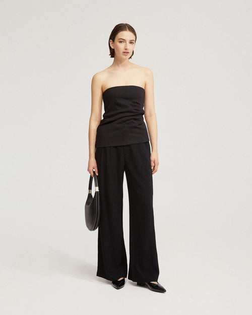 Clara Strapless Ponti Top