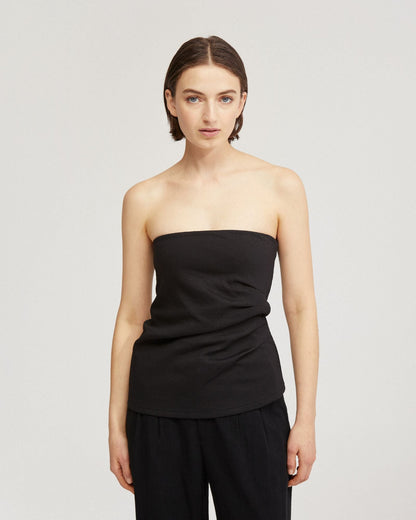 Clara Strapless Ponti Top