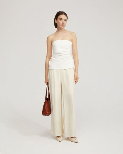 Clara Strapless Ponti Top