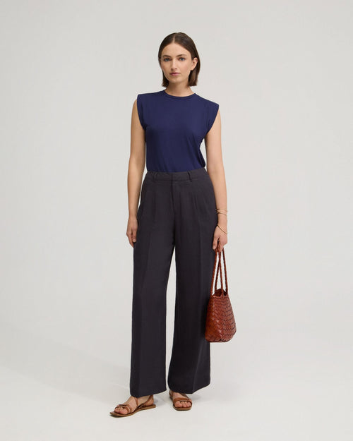 Sabrina Crop Jersey Top