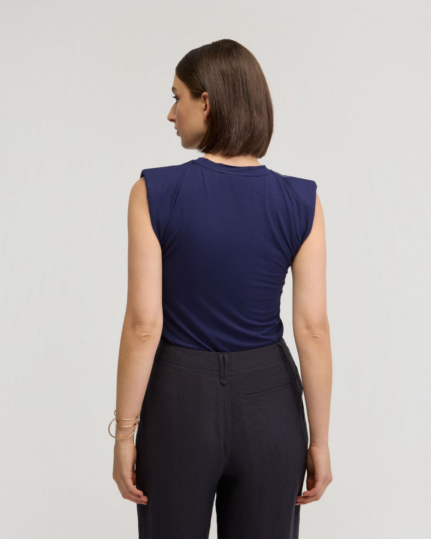 Sabrina Crop Jersey Top