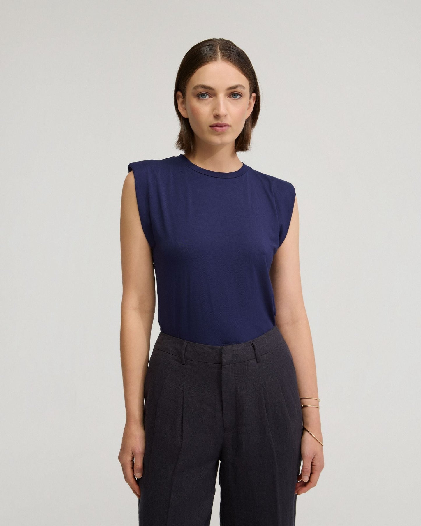 Sabrina Crop Jersey Top