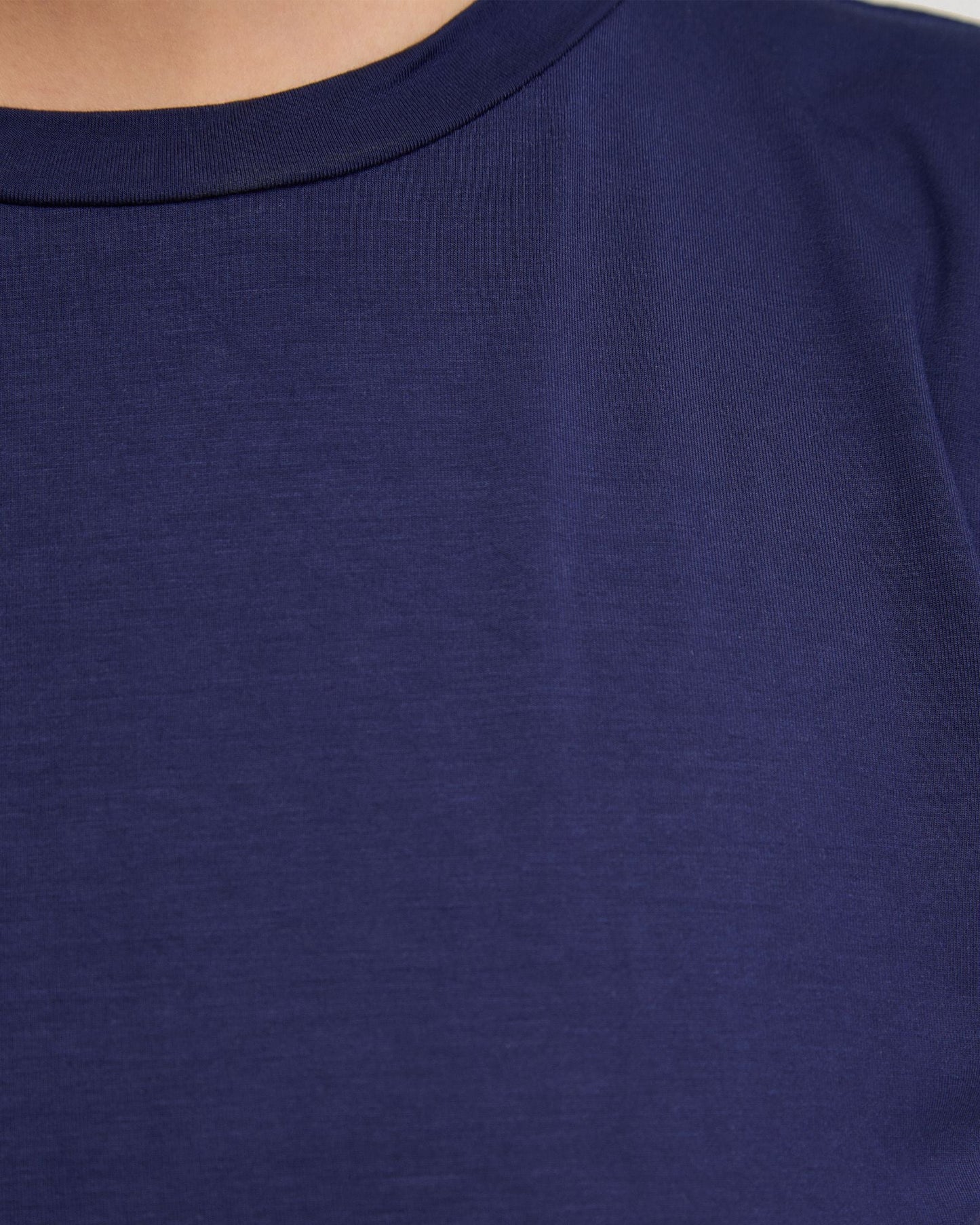Sabrina Crop Jersey Top