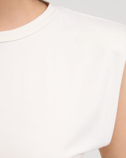 Sabrina Crop Jersey Top