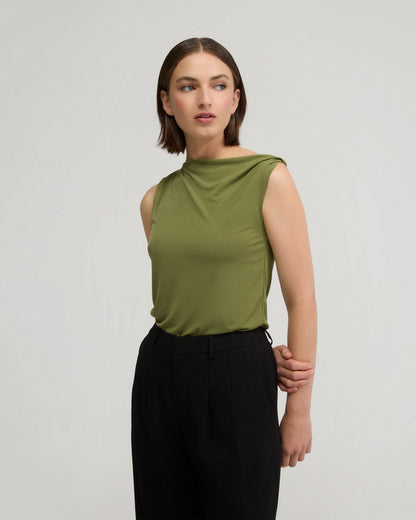 Nova Twist Shoulder Top