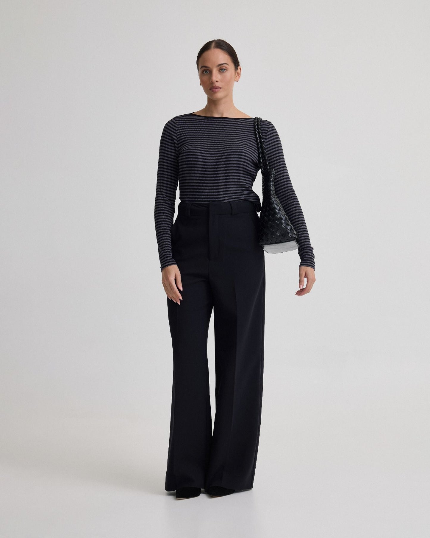 Erin Striped Boatneck Knit