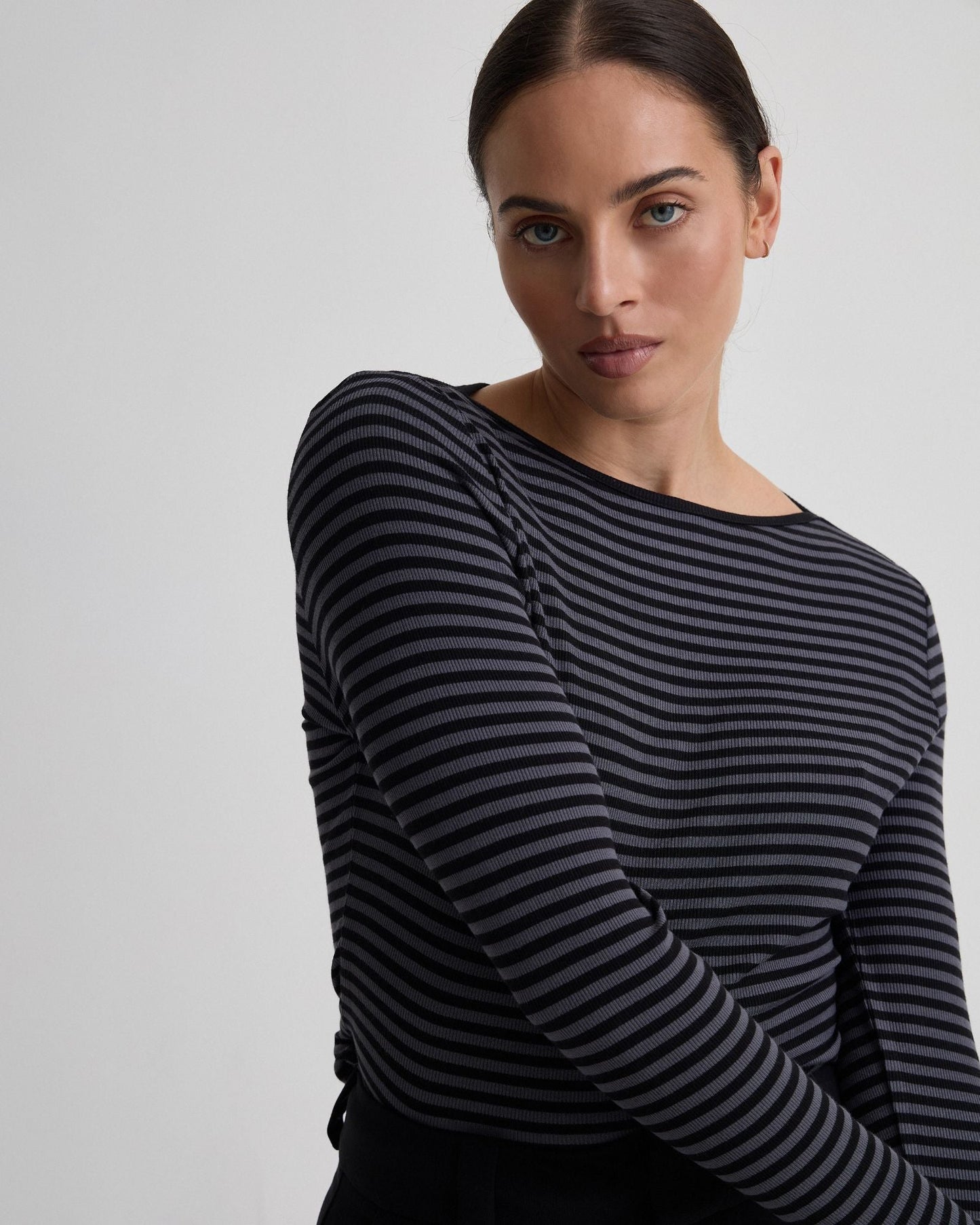 Erin Striped Boatneck Knit