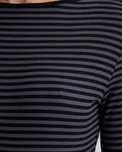 Erin Striped Boatneck Knit