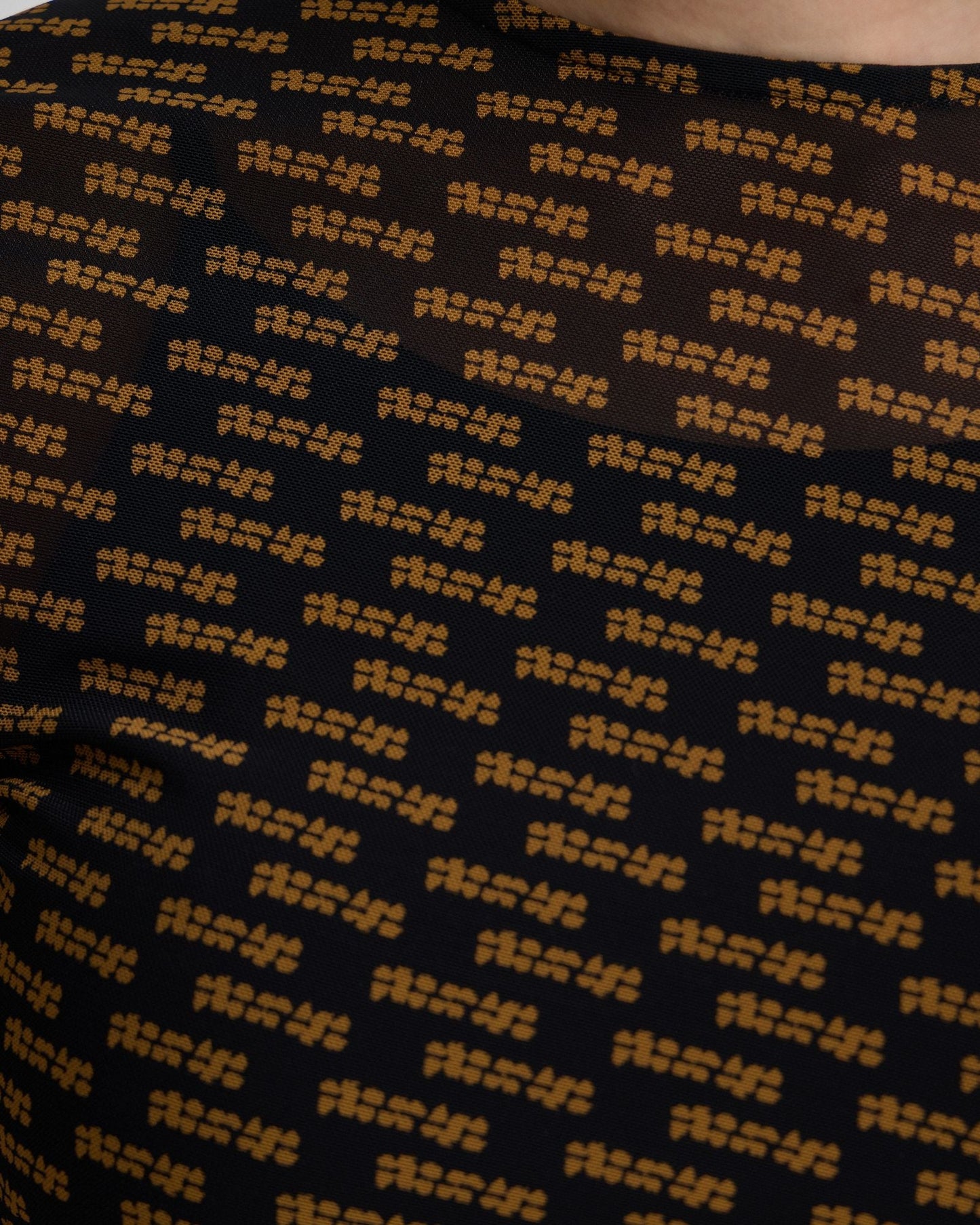 Eve Mesh Printed Dress