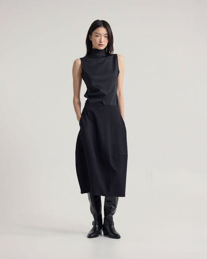 Sybil Stretch Knit Skirt