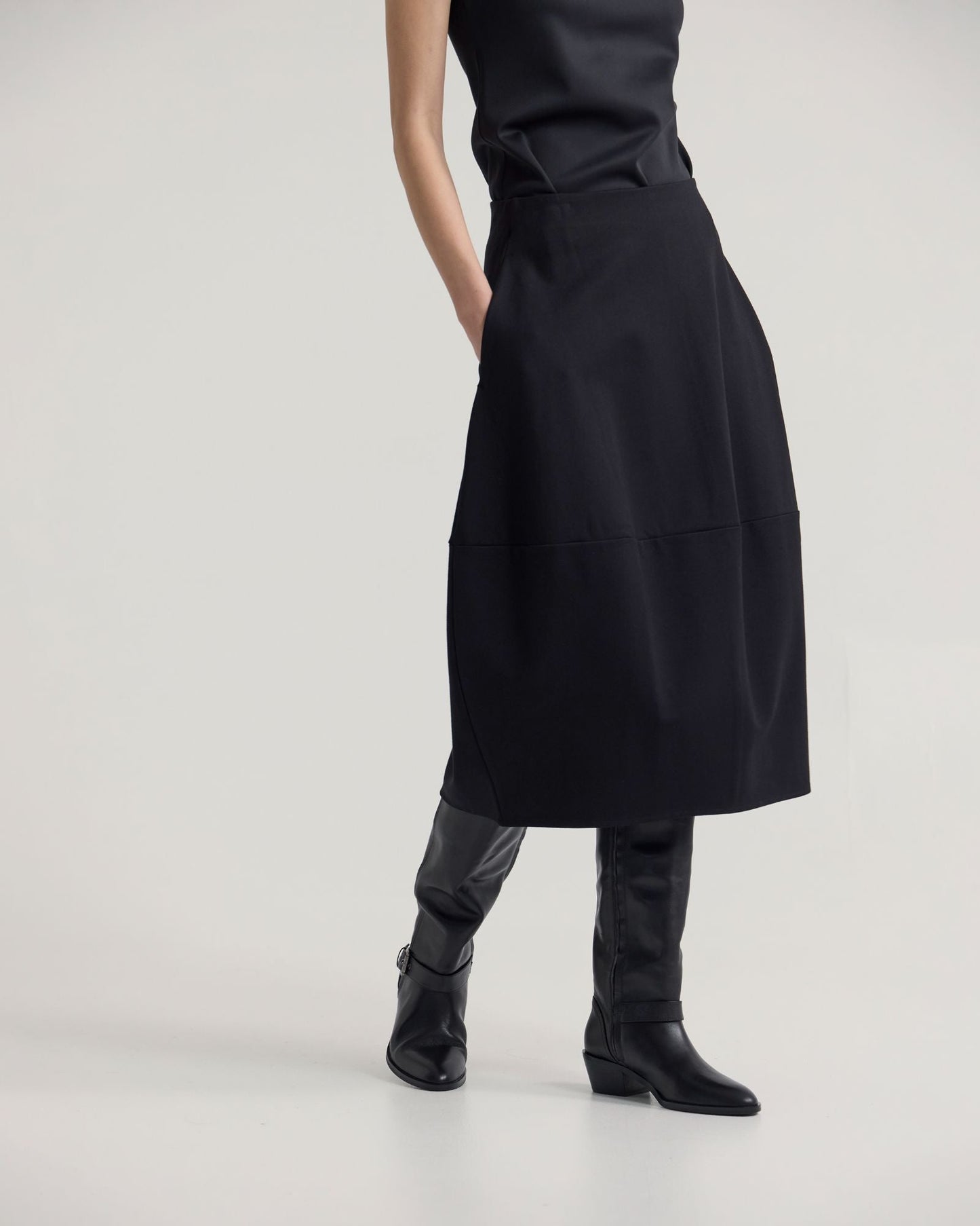 Sybil Stretch Knit Skirt