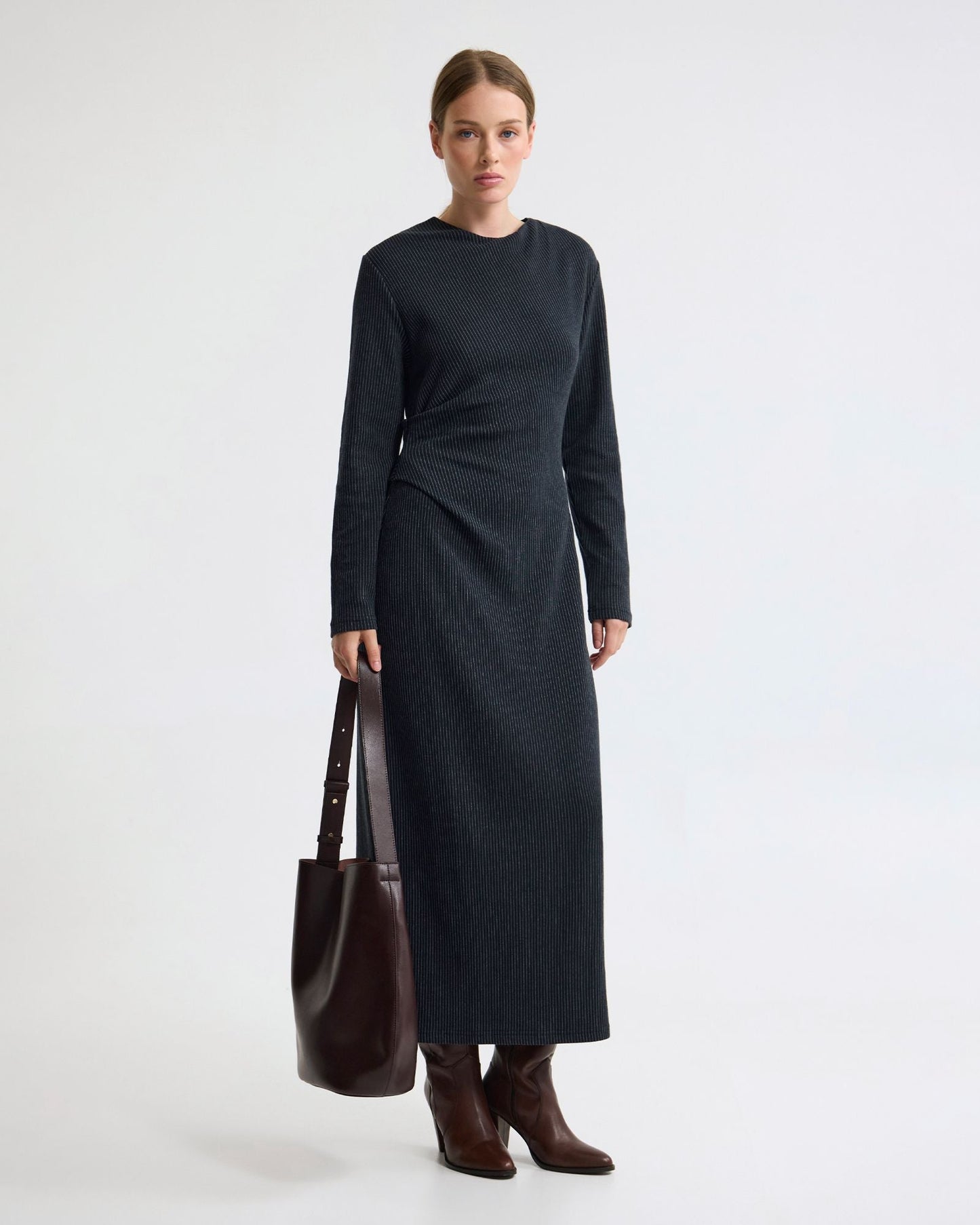 Hartley Jacquard Stripe Knit Dress