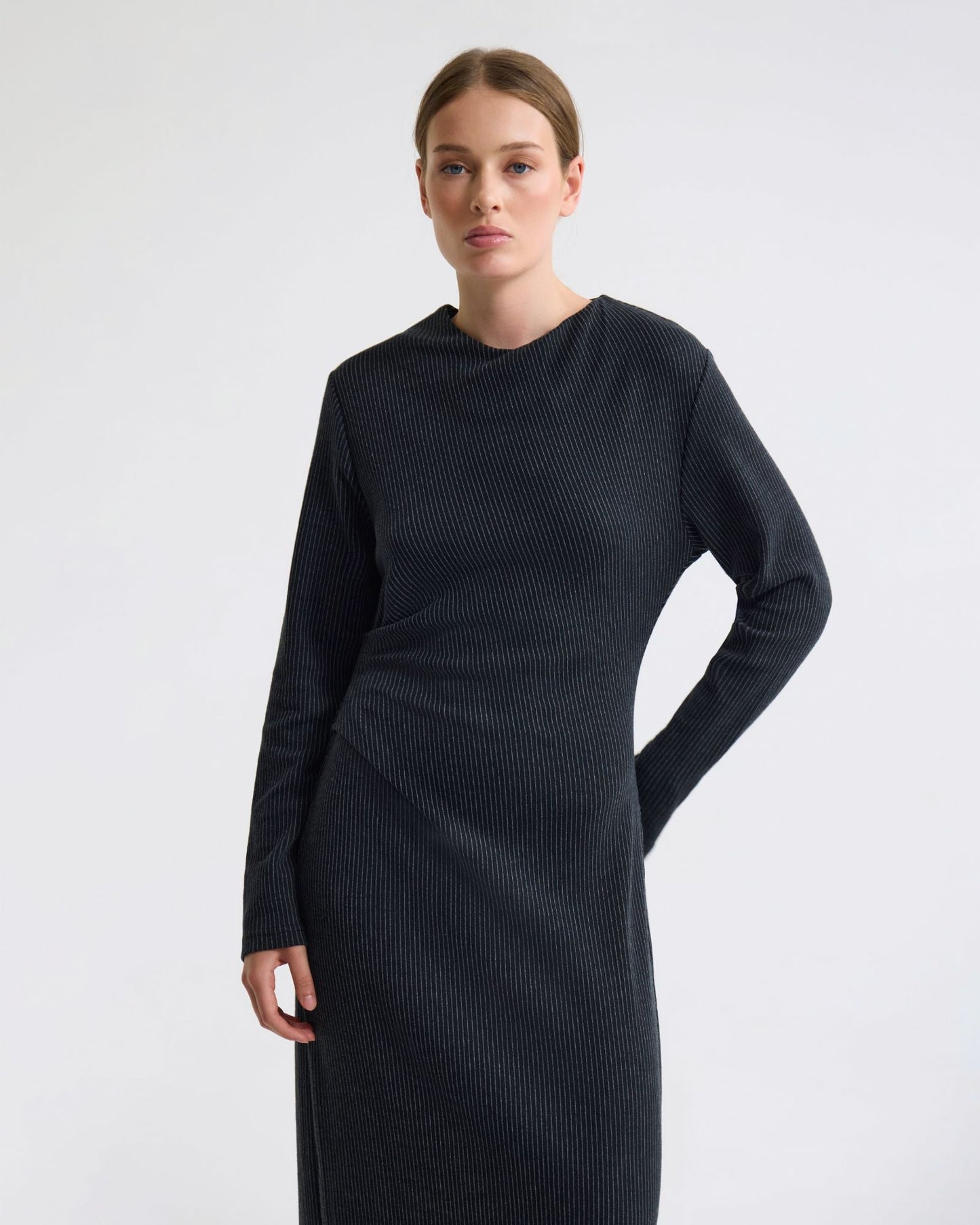Hartley Jacquard Stripe Knit Dress