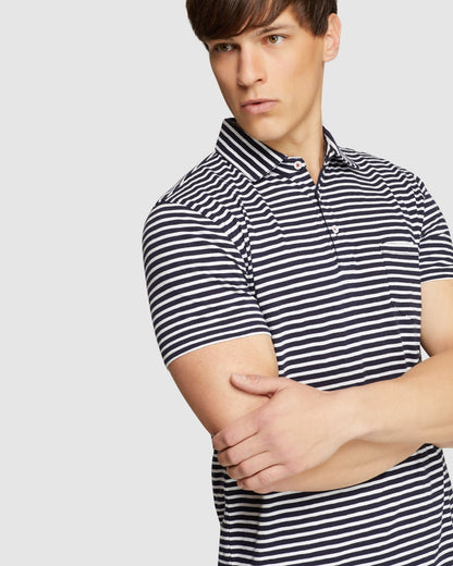 Chester Stripe Polo