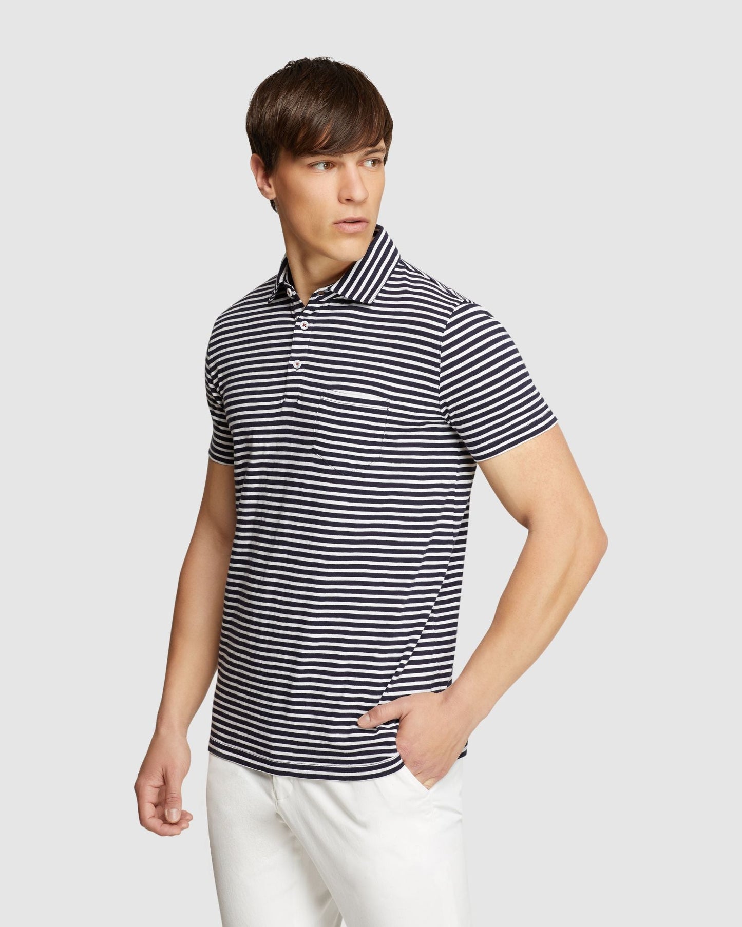 Chester Stripe Polo