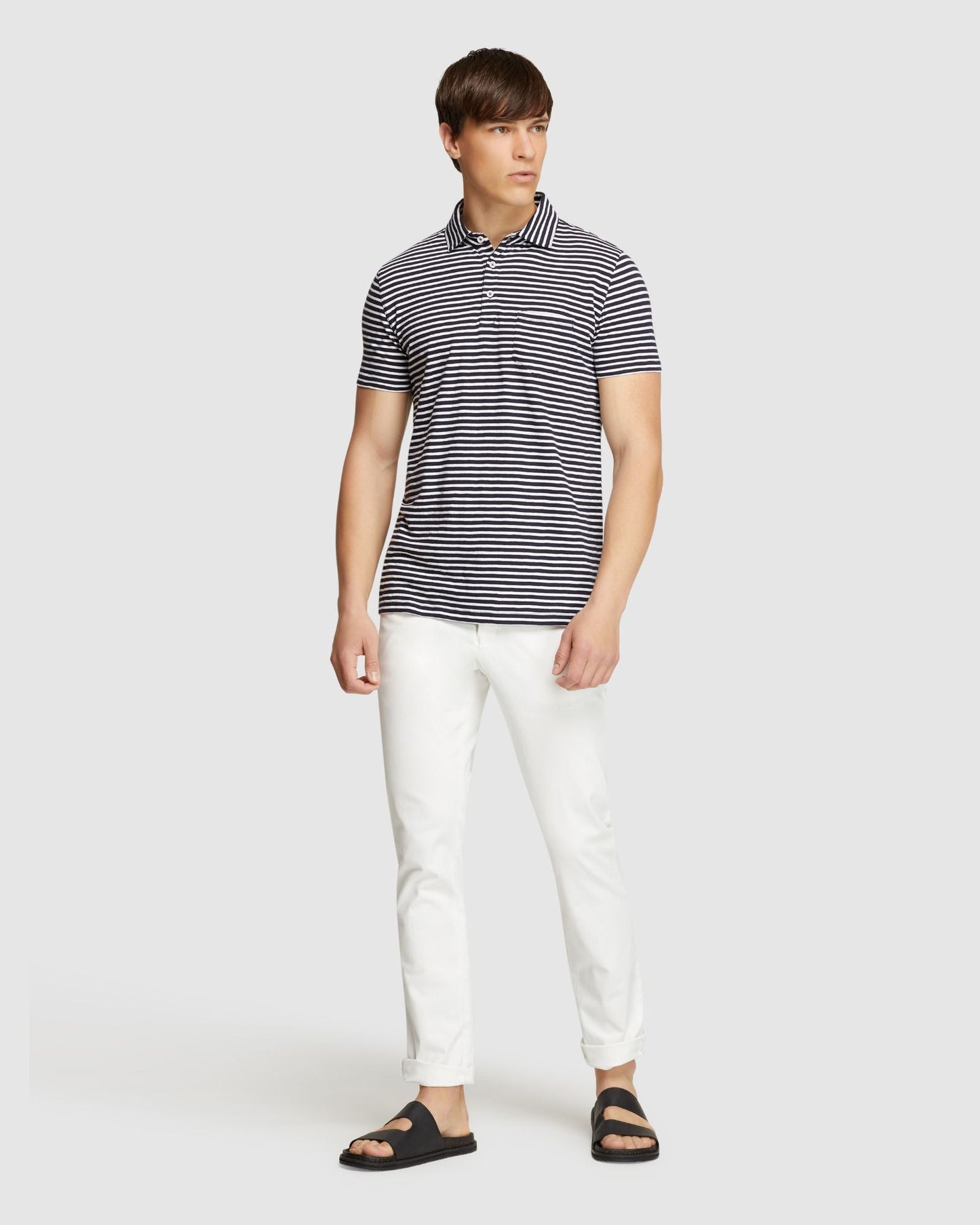 Chester Stripe Polo