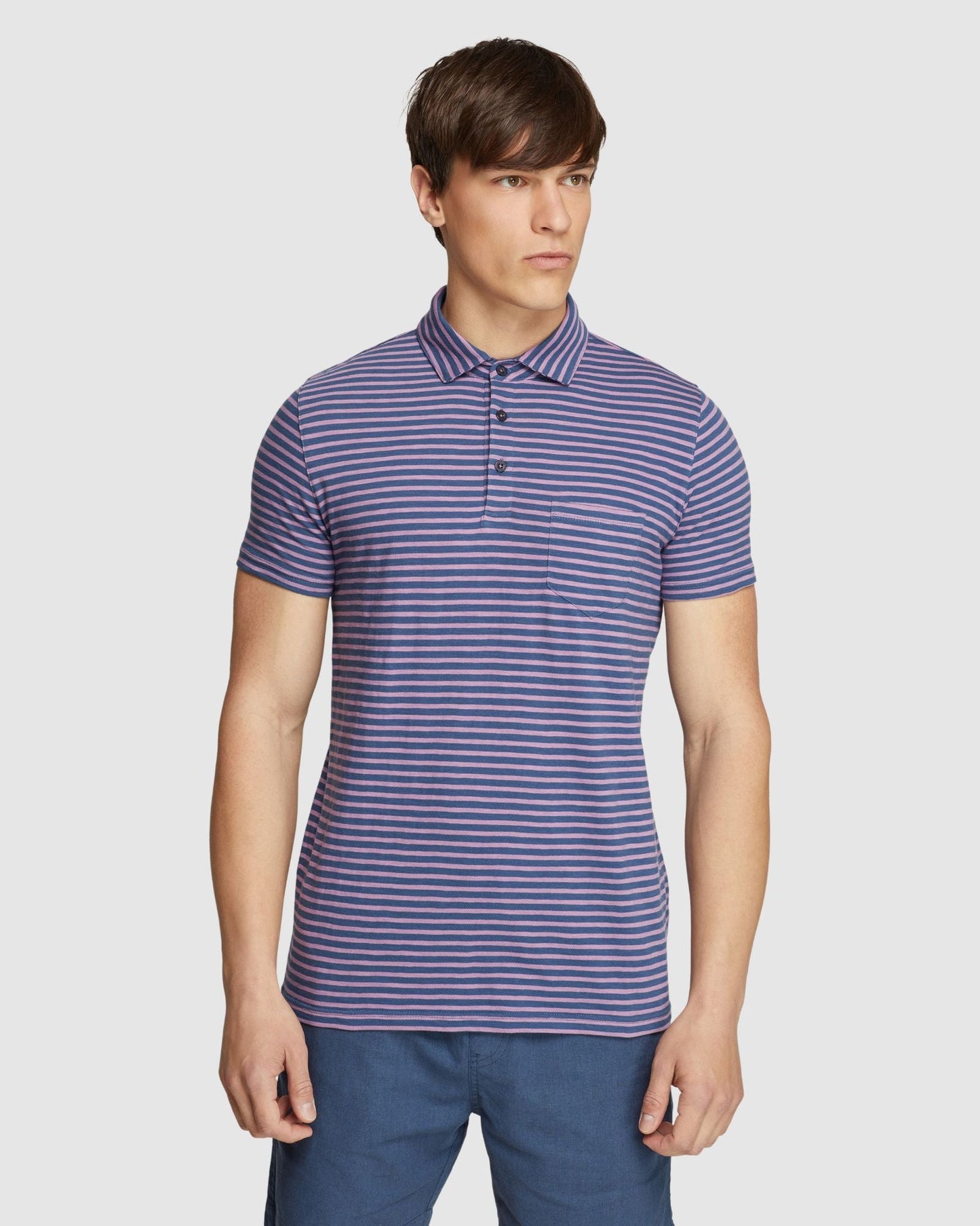 Chester Stripe Polo