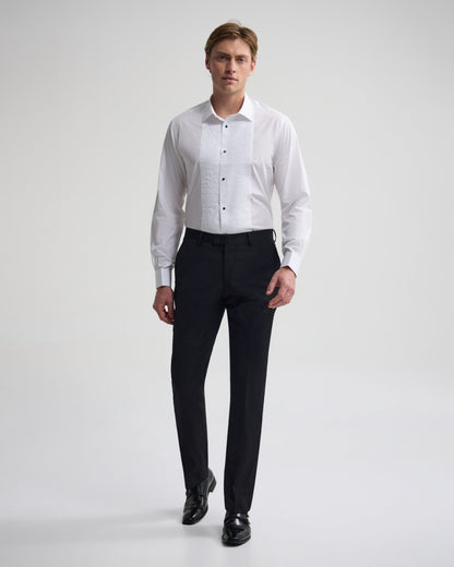 Dinner Shirt With Front Pleats