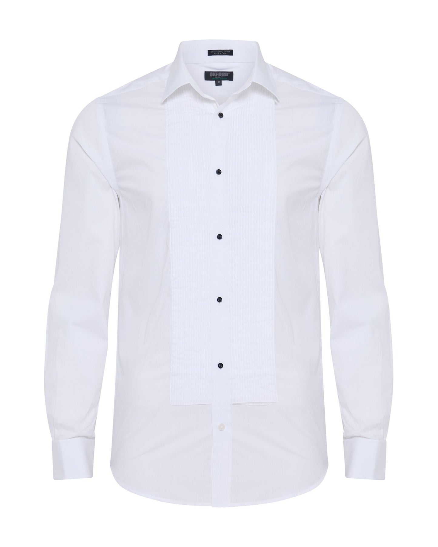 Dinner Shirt With Front Pleats