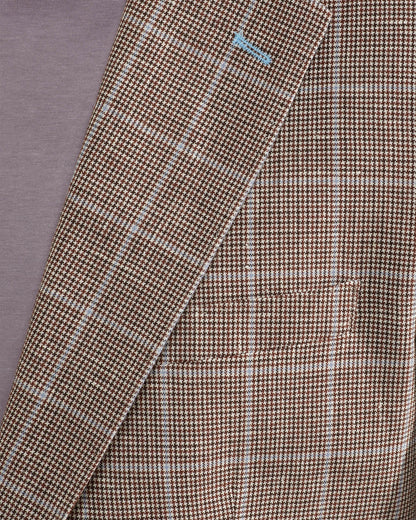 Blake Linen/ Cotton Checked Blazer