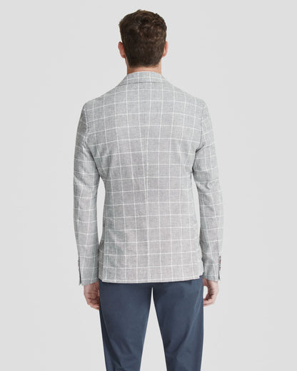 Blake Linen Blend Check Blazer