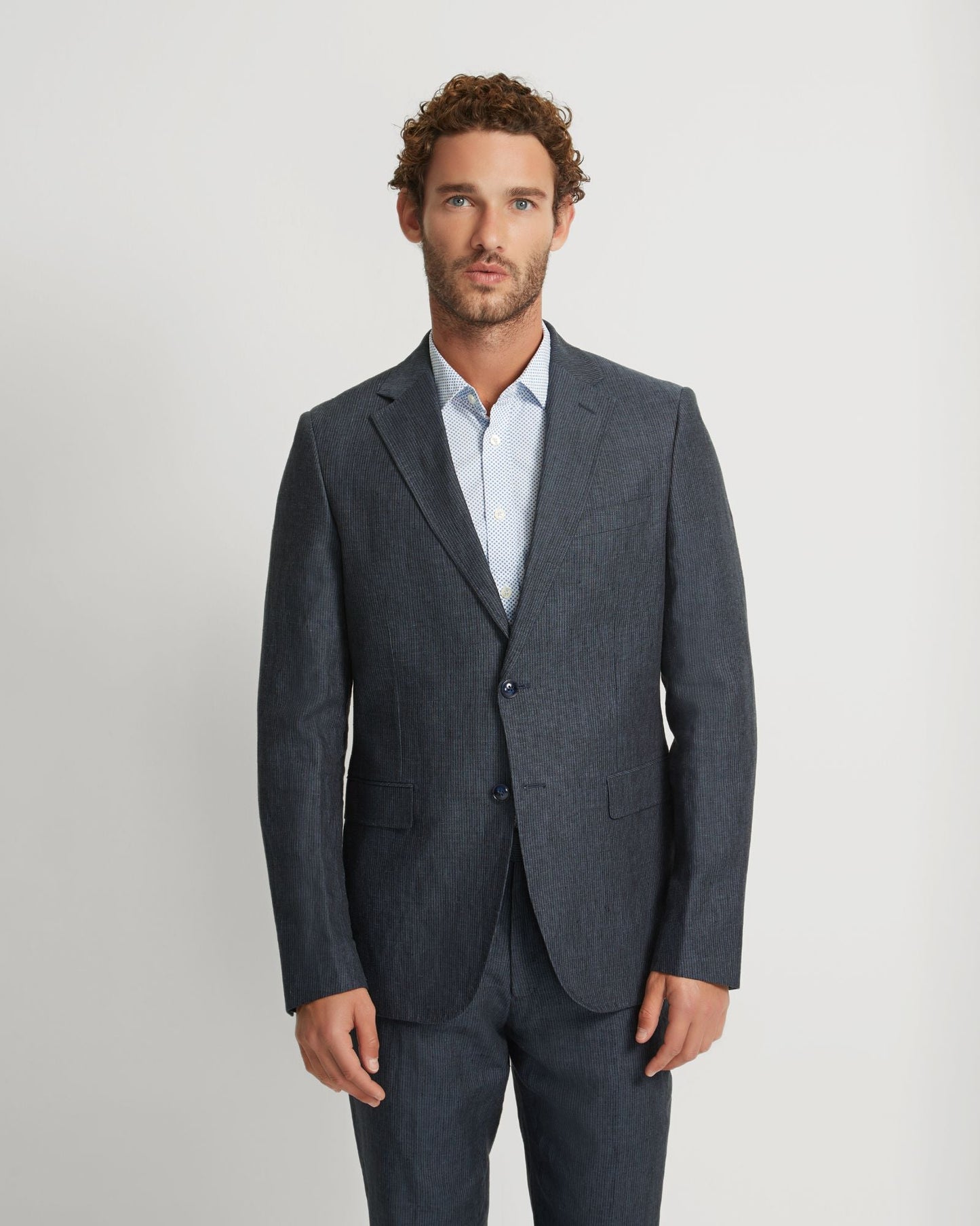 Byron Half Lined Linen Jacket
