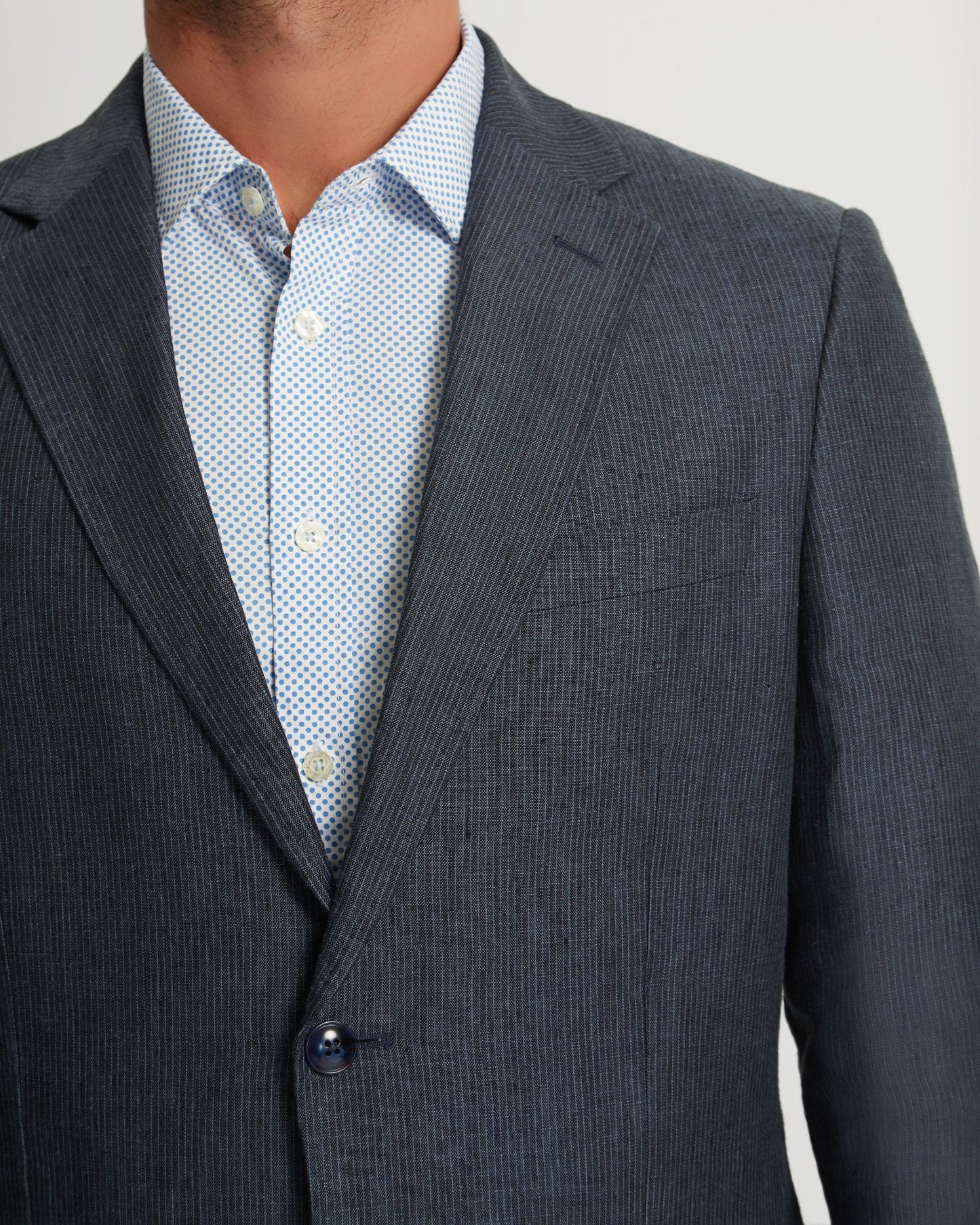 Byron Half Lined Linen Jacket