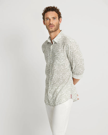 Holloway Linen Blend Printed Shirt