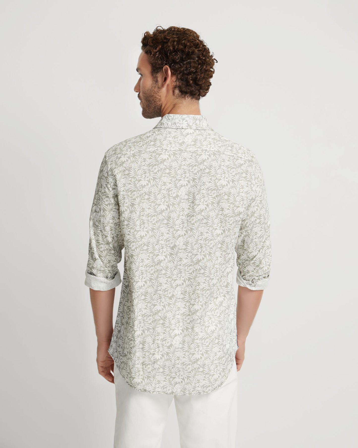 Holloway Linen Blend Printed Shirt