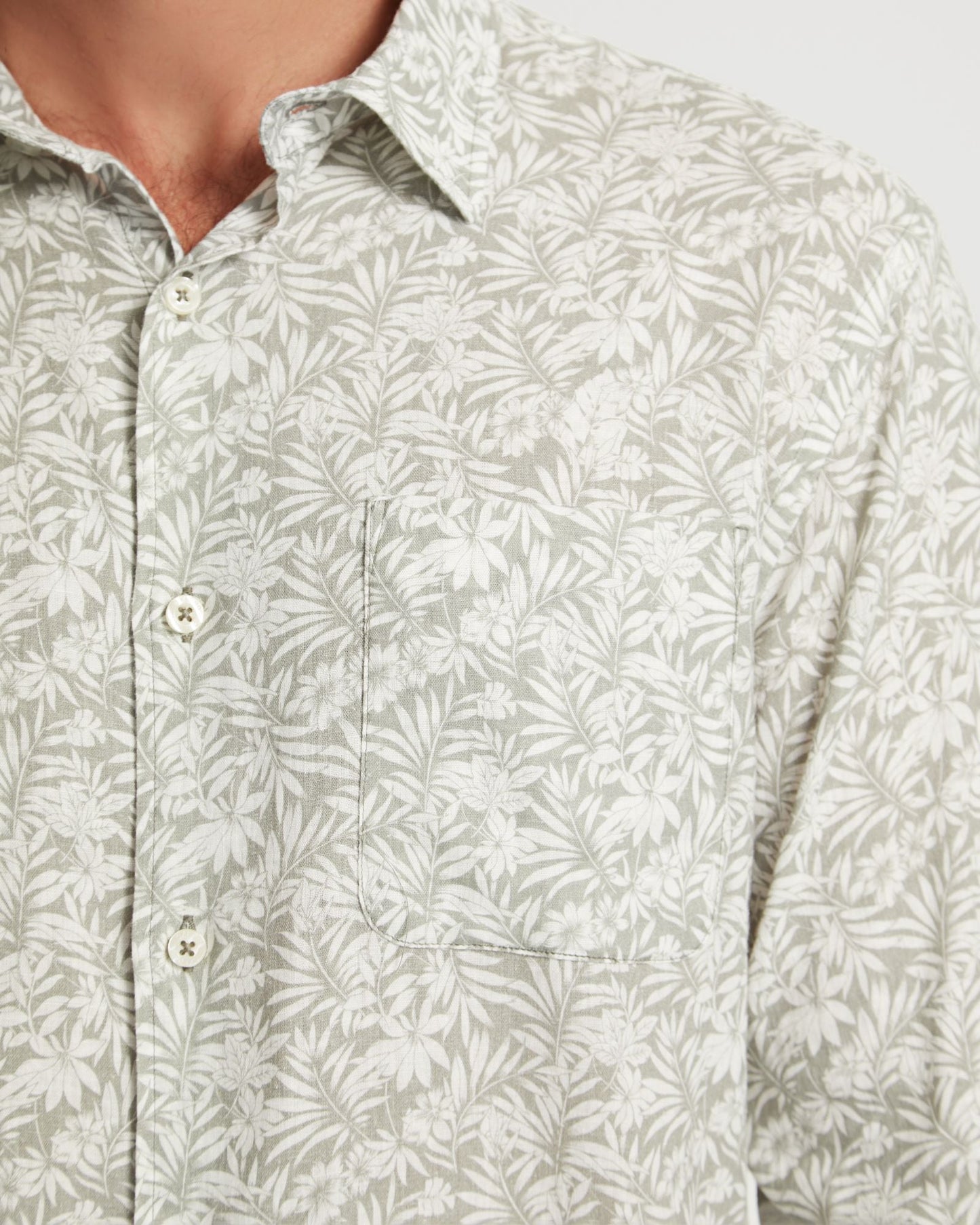 Holloway Linen Blend Printed Shirt