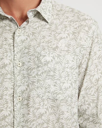 Holloway Linen Blend Printed Shirt