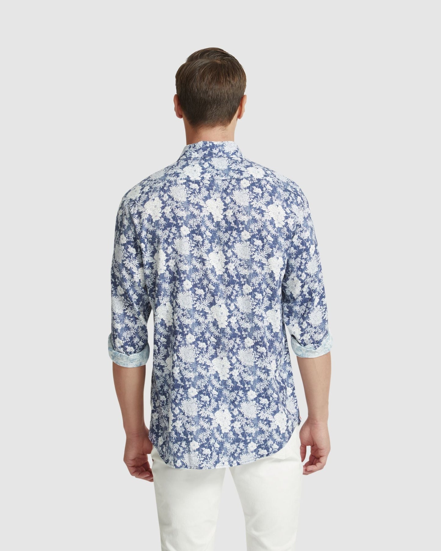 Holloway Linen Blend Printed Shirt
