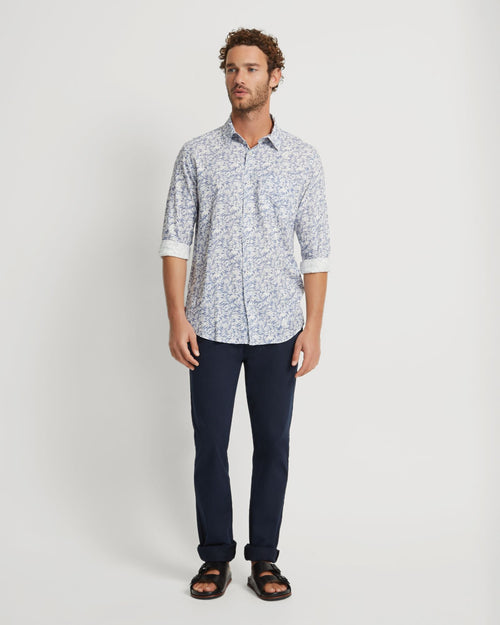 Holloway Linen Blend Printed Shirt