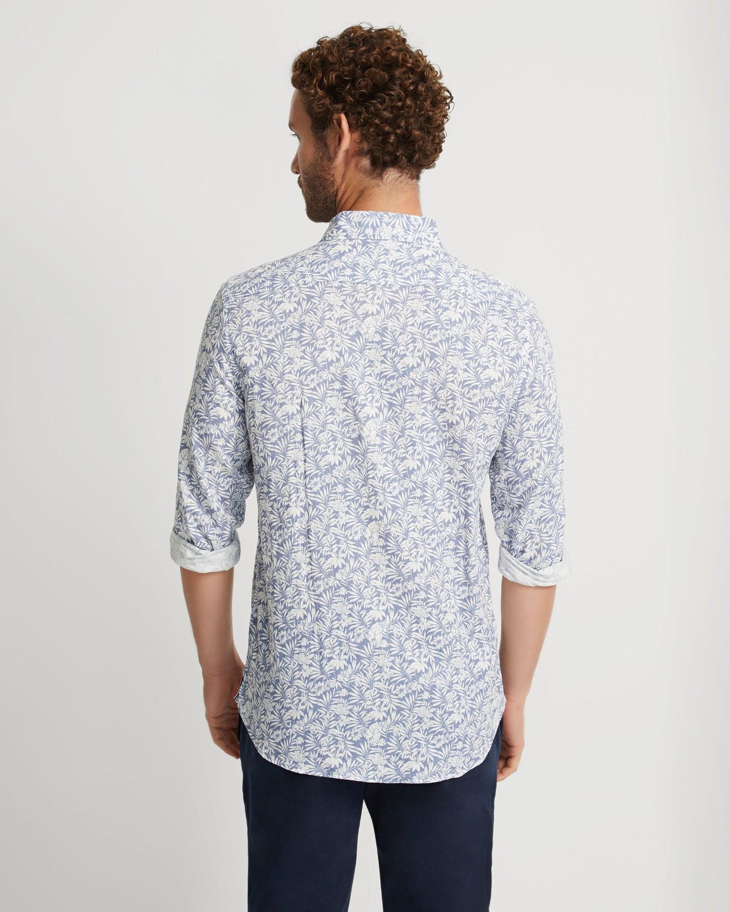 Holloway Linen Blend Printed Shirt