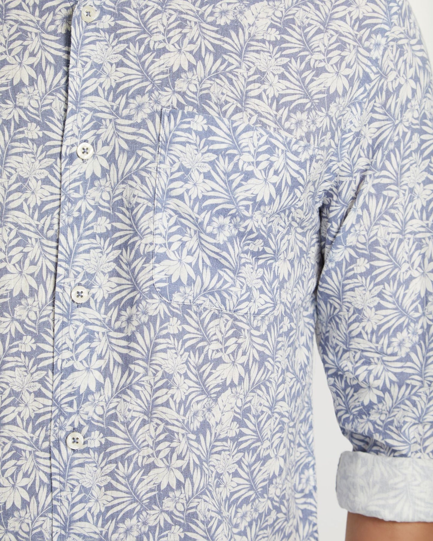 Holloway Linen Blend Printed Shirt