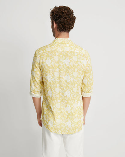 Holloway Linen Blend Printed Shirt