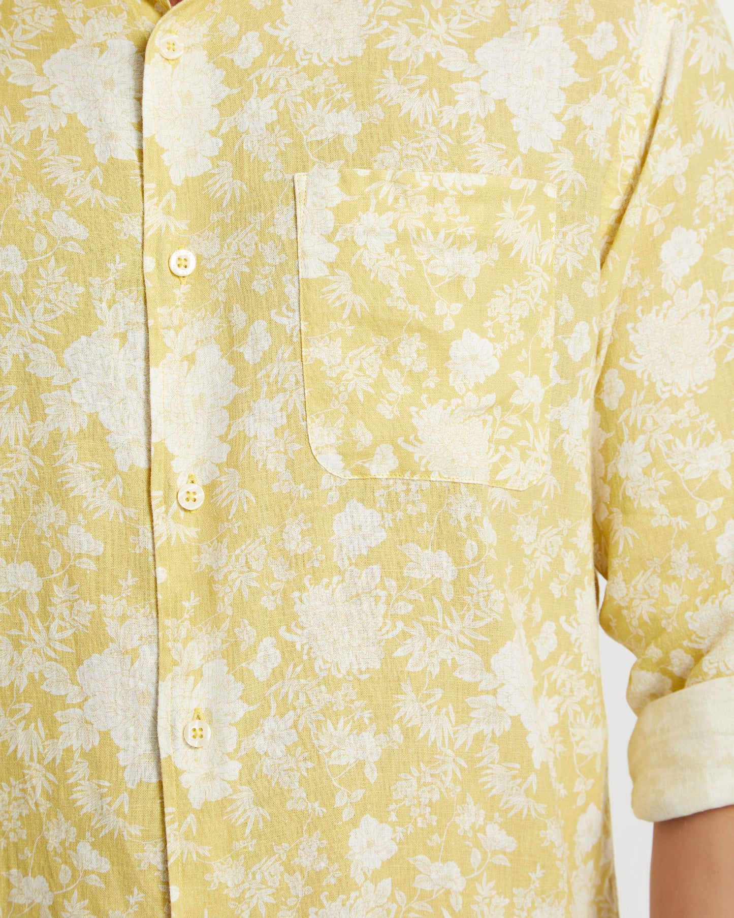 Holloway Linen Blend Printed Shirt