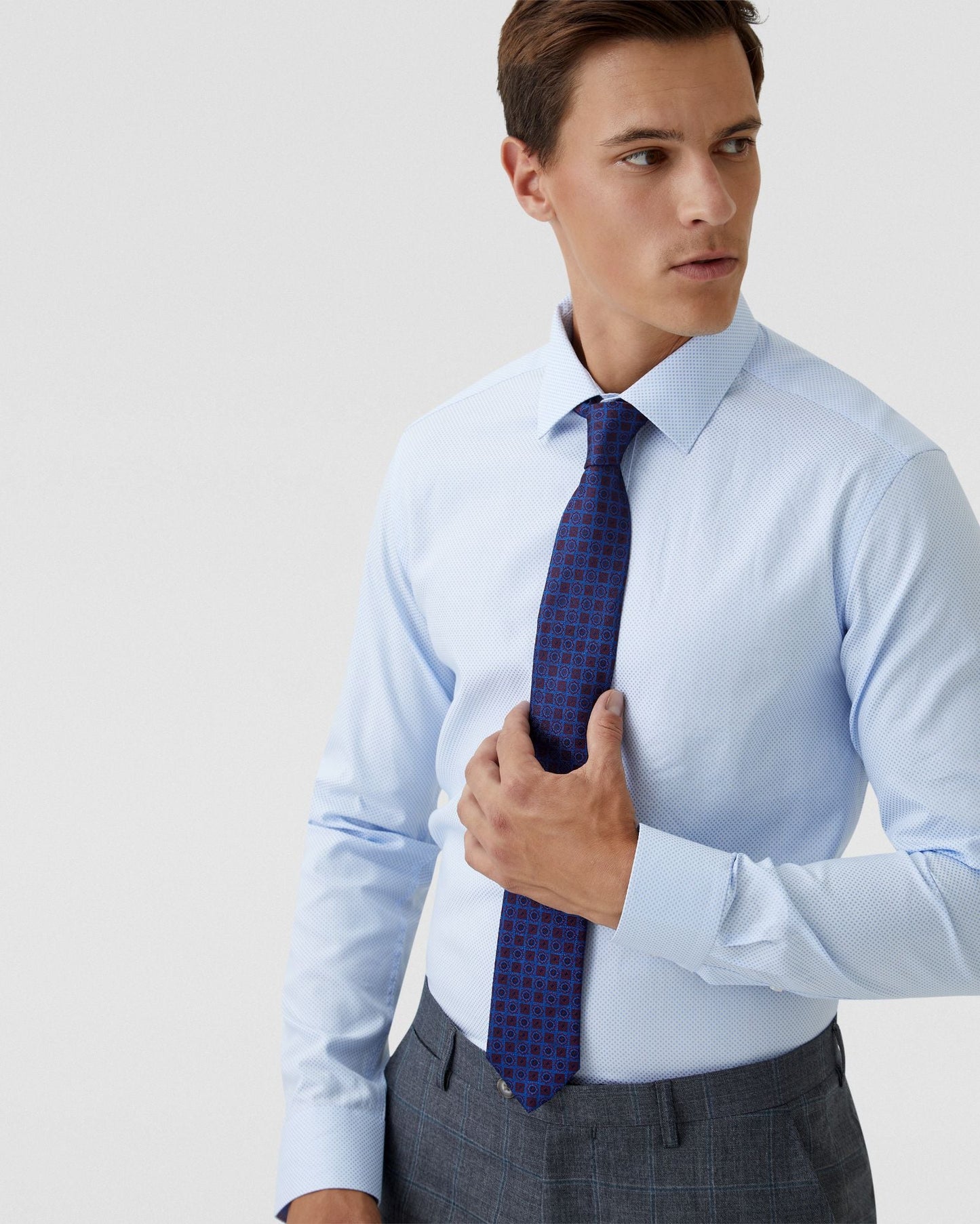 Beckton Dotted Cotton Shirt