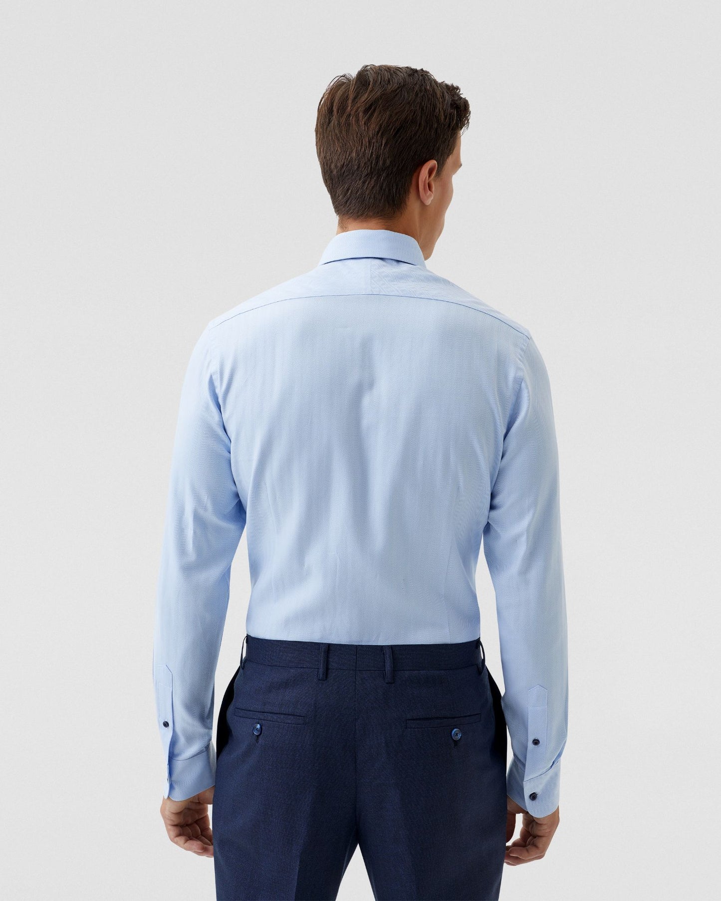 Beckton Herringbone Cotton Shirt