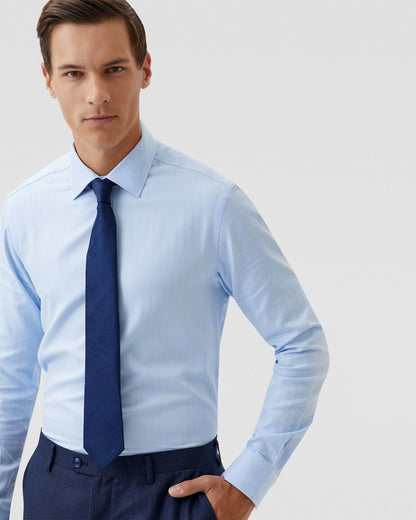 Beckton Herringbone Cotton Shirt