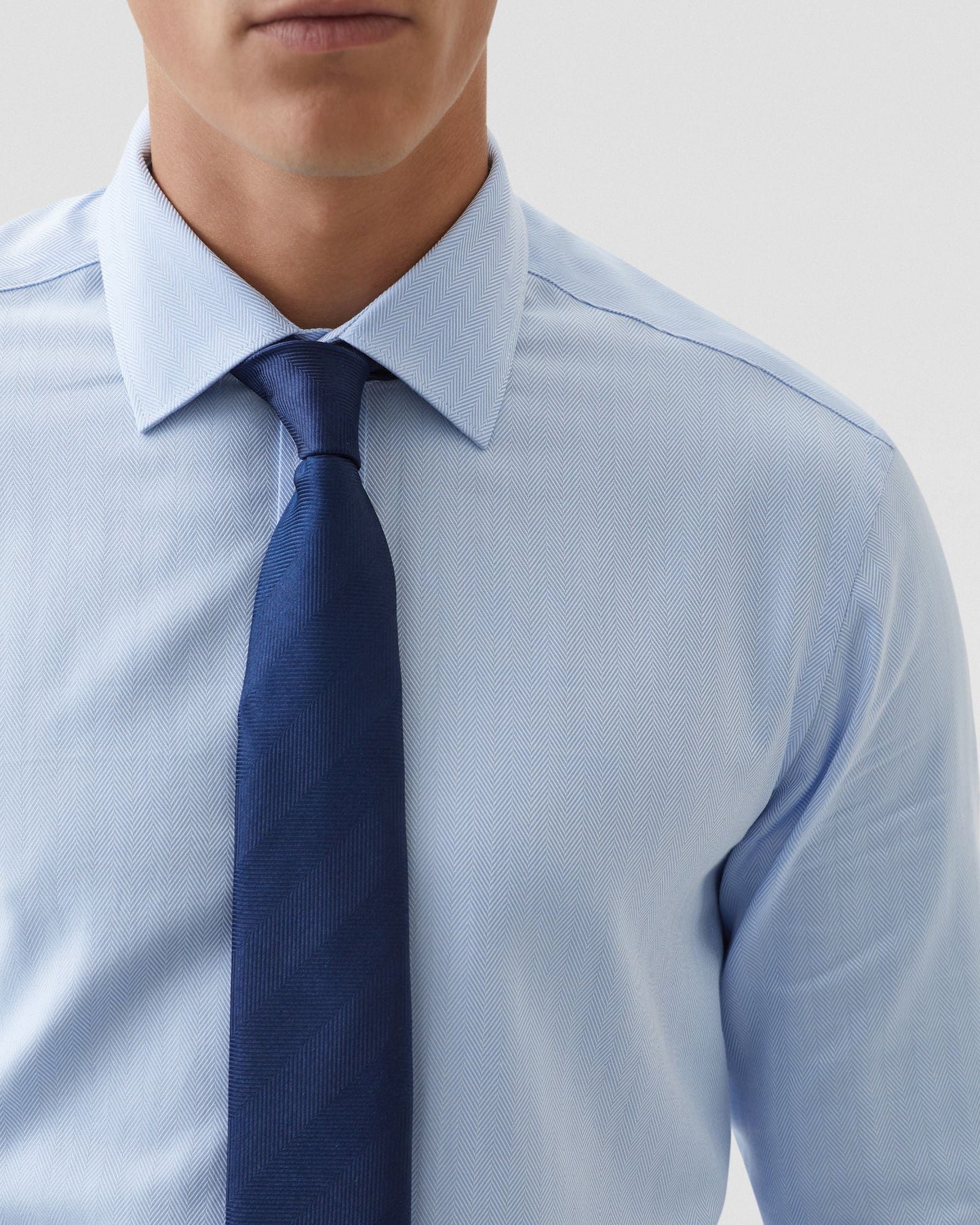 Beckton Herringbone Cotton Shirt