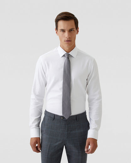 Beckton Herringbone Cotton Shirt