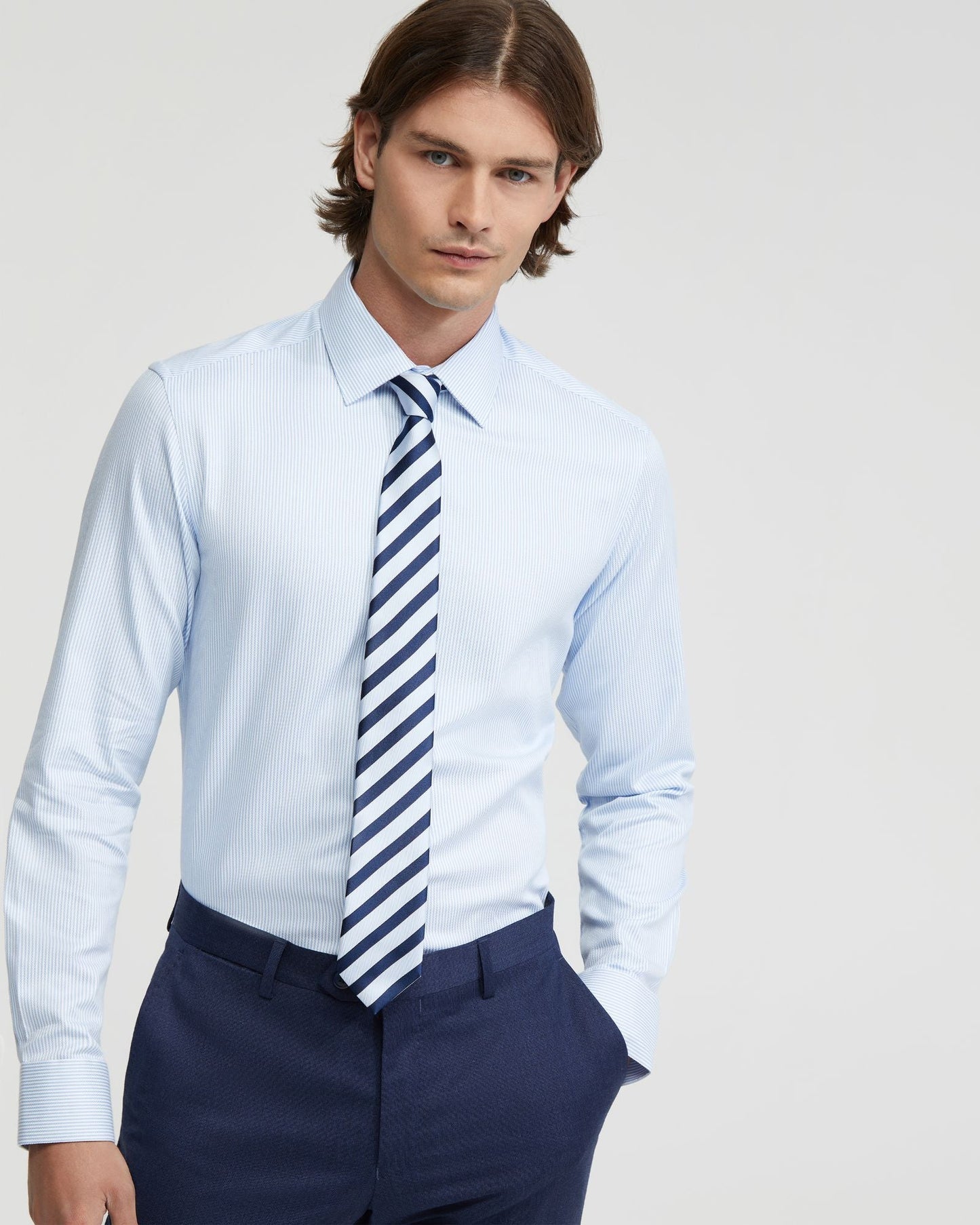 Beckton Twill Striped Shirt