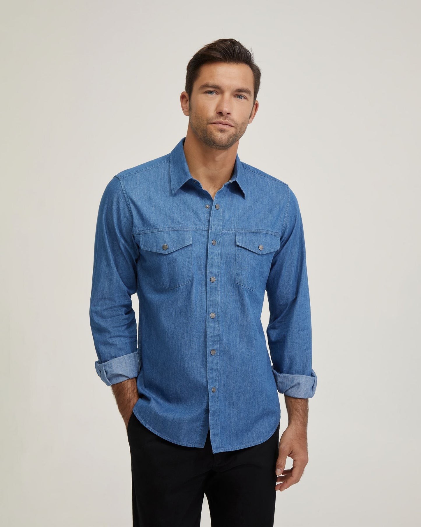 Regular Fit Denim Shirt