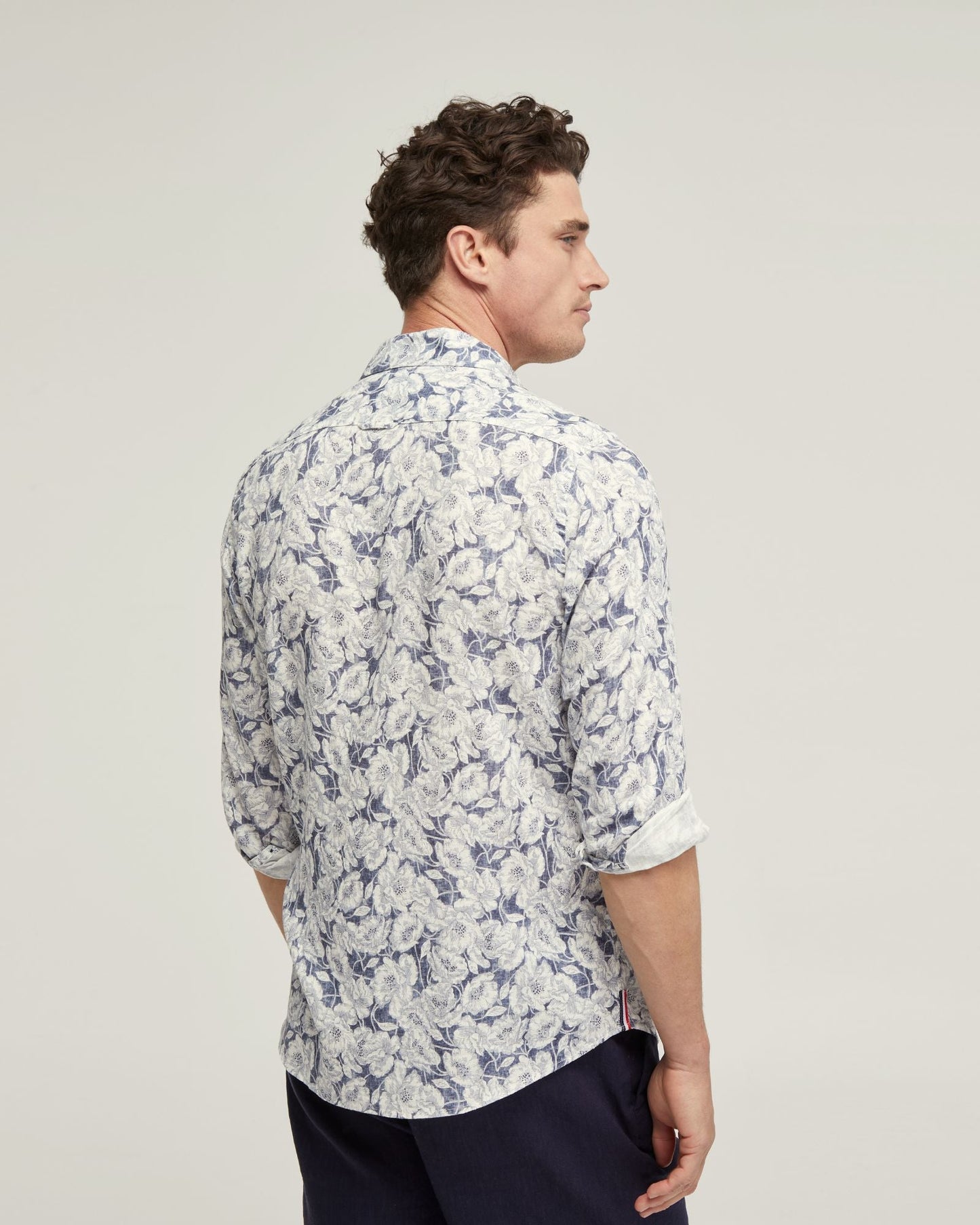Holloway Linen Blend Printed Shirt