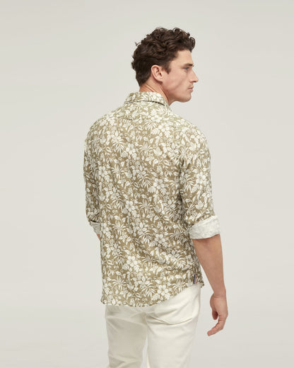 Holloway Linen Blnd Printed Shirt
