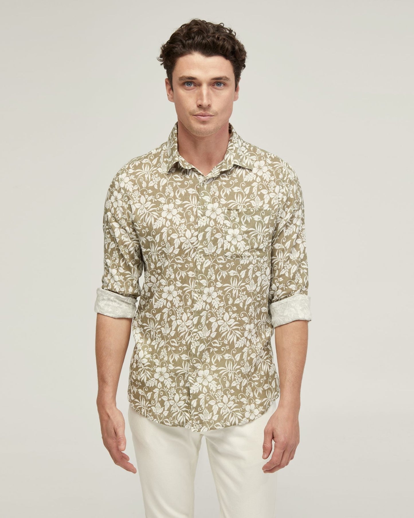 Holloway Linen Blnd Printed Shirt