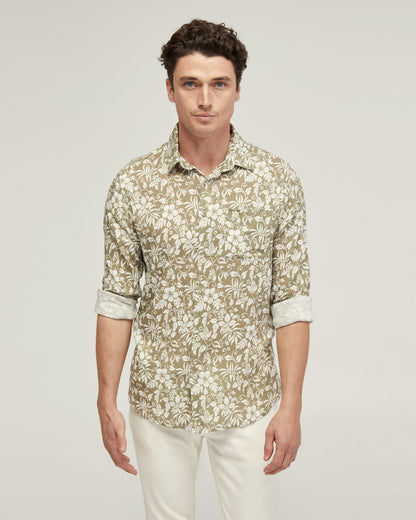 Holloway Linen Blnd Printed Shirt