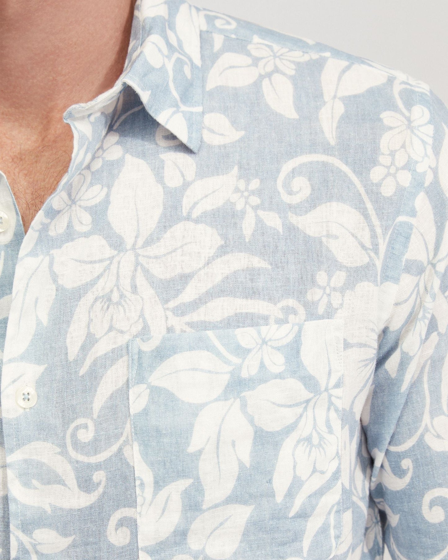Holloway Linen Blend Printed Shirt