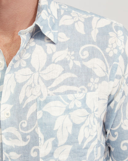 Holloway Linen Blend Printed Shirt